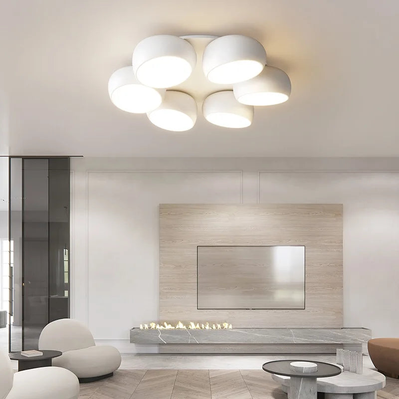 Afralia™ Modern LED Chandelier for Home Living Dining Bedroom Hall Indoor Lighting