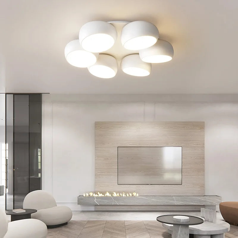 Afralia™ Modern LED Chandelier Lights for Living Room Dining Bedroom Hall Indoor Lighting