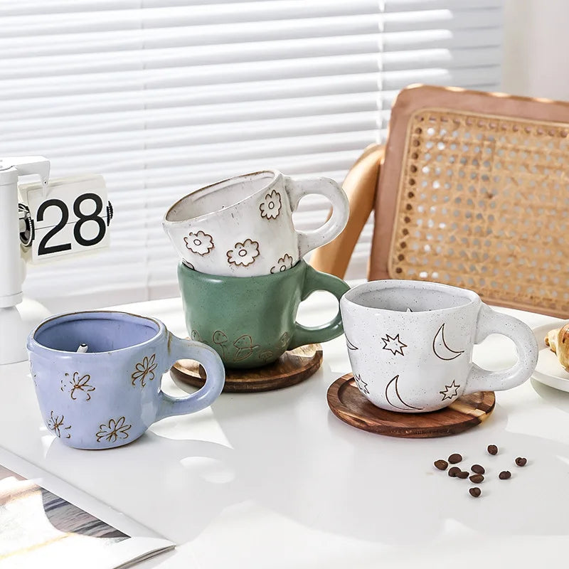 Afralia™ 3D Cartoon Animal Coffee Mugs - Unique Handmade Gift