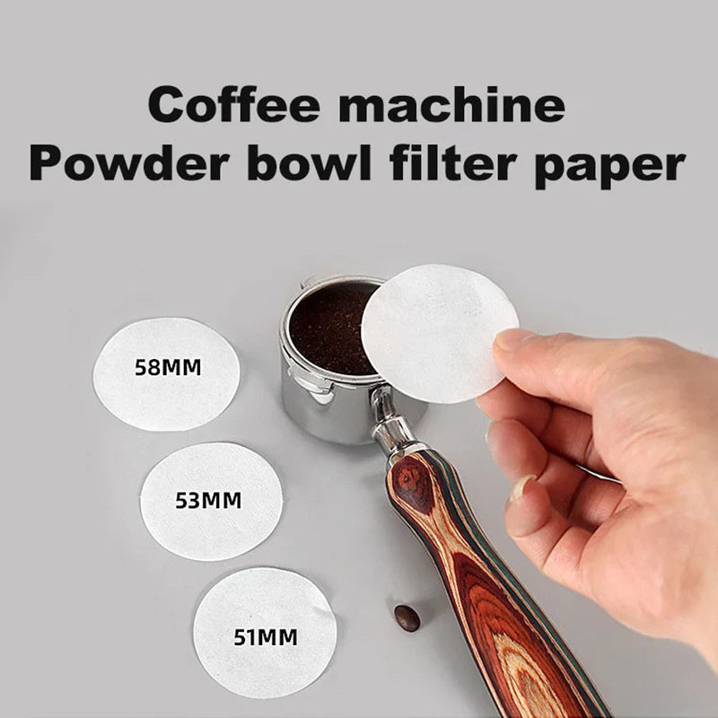 Afralia™ Coffee Filter Papers 51/53/58mm Secondary Water Separate Handle Disposable