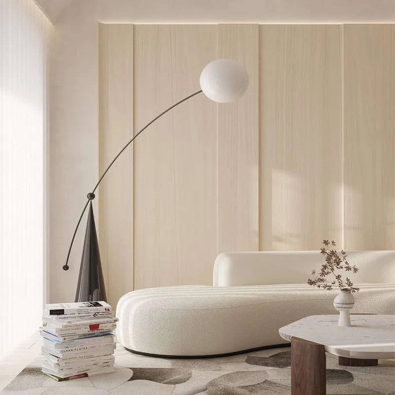 Afralia™ Nordic Modern LED Fishing Floor Lamp for Stylish Living Spaces