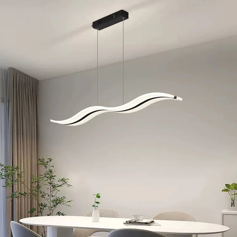Afralia™ Modern LED Minimalist Strips Pendant Lamps