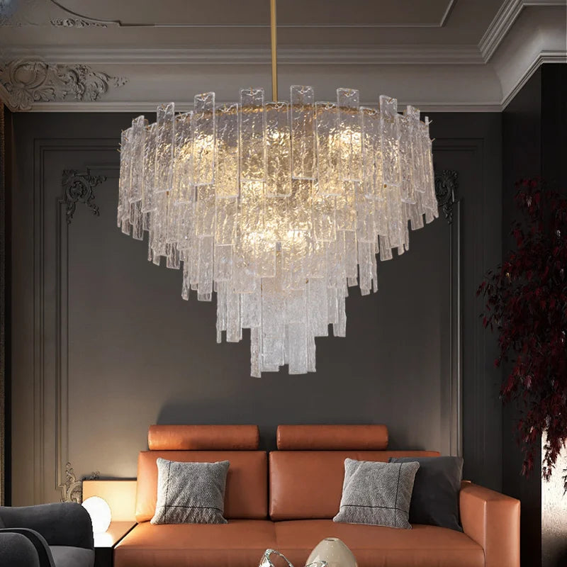 Afralia™ Crystal Chandelier: Modern LED Pendant Light for Home Decor