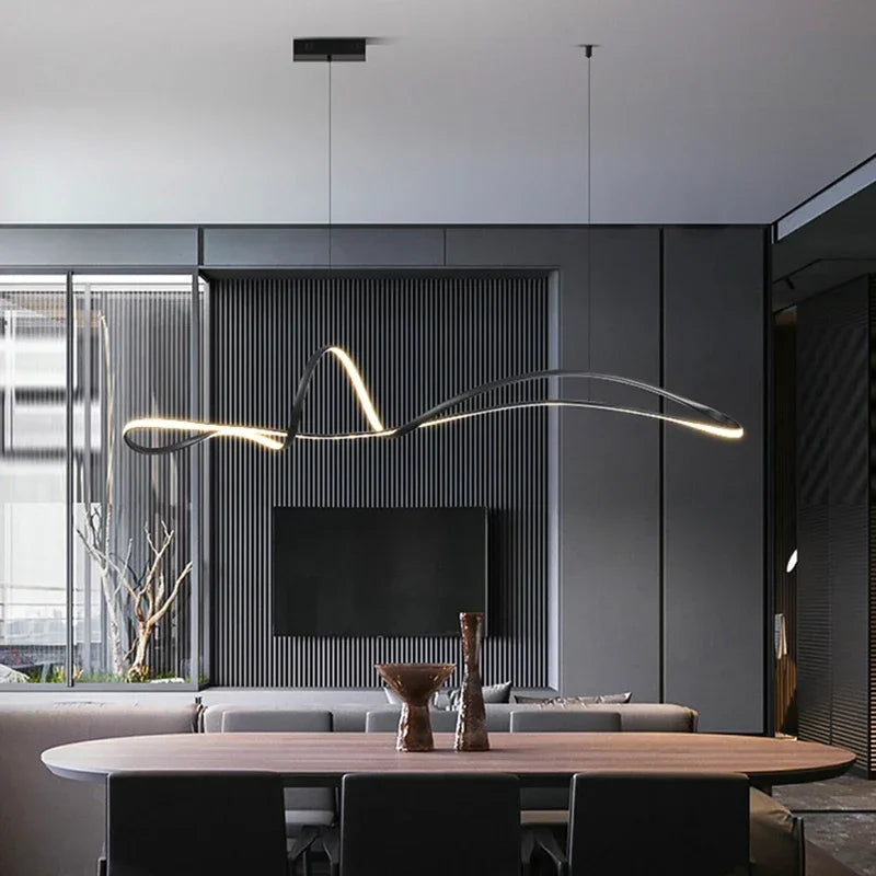 Afralia™ LED Pendant Lights for Modern Living Dining Room Chandeliers - Indoor Lighting Fixture