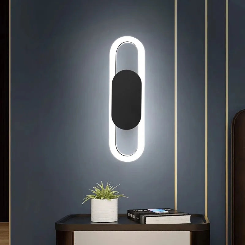Afralia™ LED Wall Light: Modern, Creative & Nordic Style for Bedroom, Corridor & Background Walls