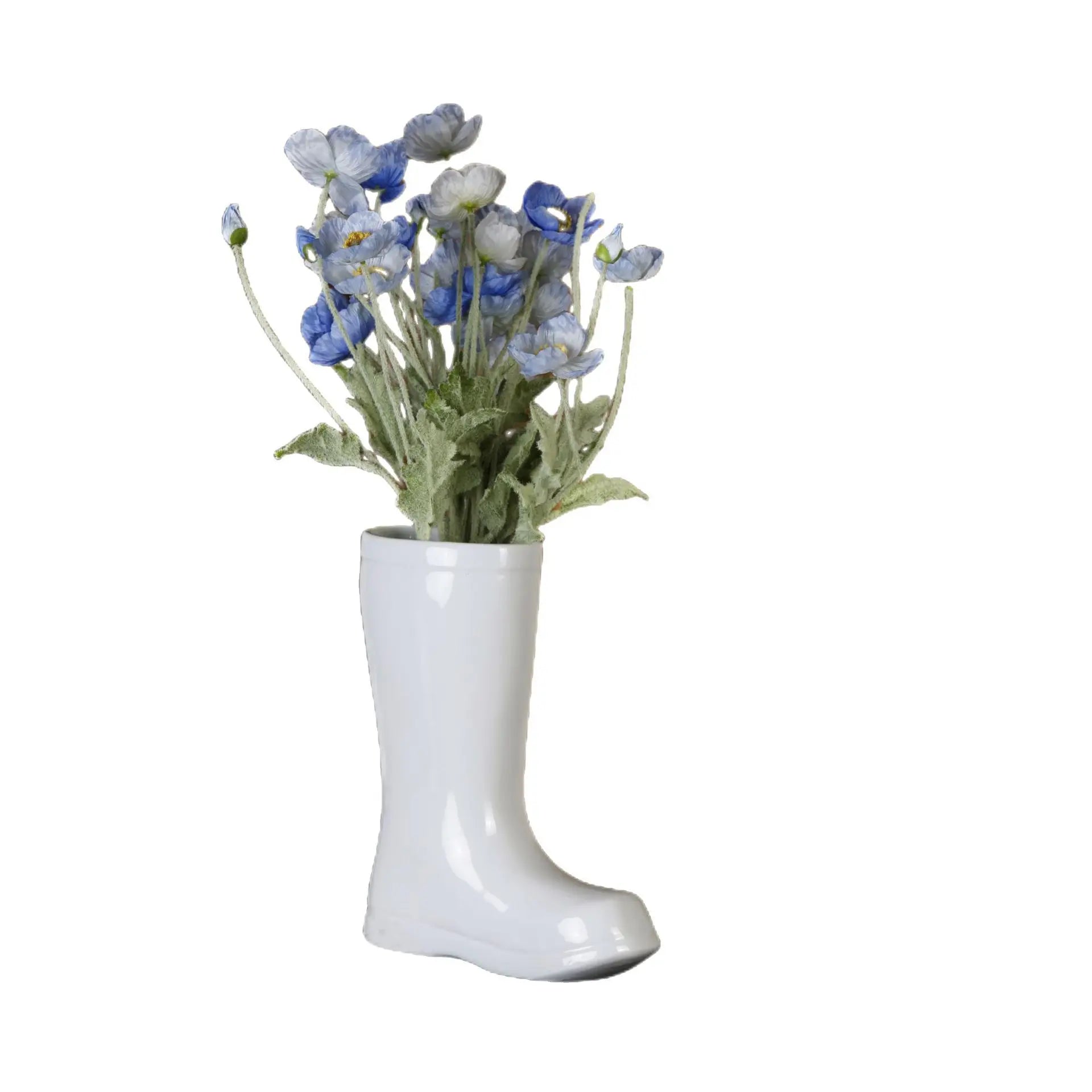 Afralia™ Ceramic Shoe Vase for Stylish Flower Arrangement and Home Decoration