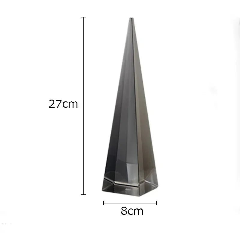 Afralia™ Geometric Crystal Artwork Polyhedron Sculpture Desk Decoration Modern Home Decor