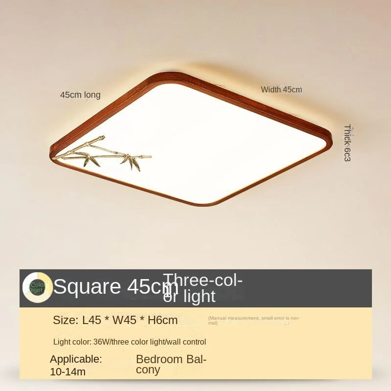 Afralia™ Chinese Style LED Ceiling Lamp, Ultra-Thin Round Design for Living Room and Bedroom