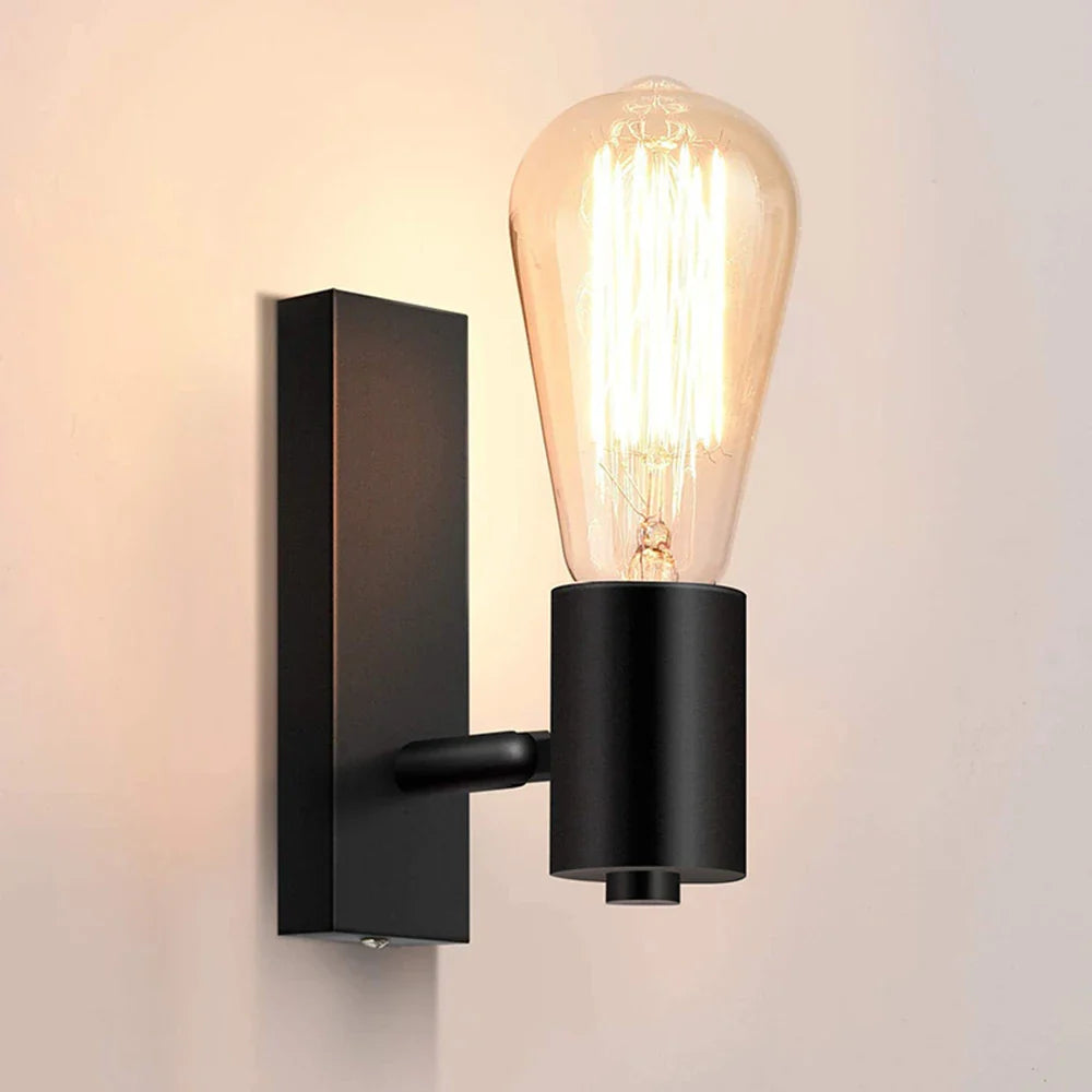Afralia™ Nordic Retro E27 Wall Lamp Sconce for Bedroom and Living Room