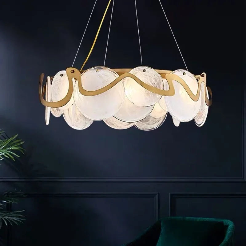 Afralia™ Modern Clouds Glass Pendant Lights for Luxury Home Decor Lighting