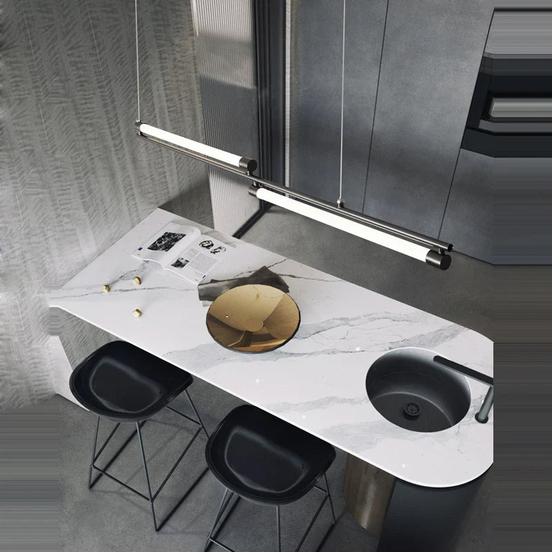 Afralia™ LED Black Gold Designer Chandelier Lighting for Dinning Room