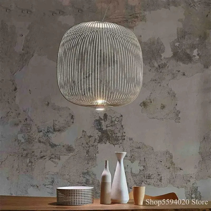 Foscarini Cage Pendant Lights by Afralia™ - Industrial Nordic Loft Hanging Lamp