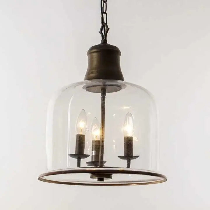 Afralia™ Nordic Classic Glass Chandelier for Hallway, Restaurant, and Bar