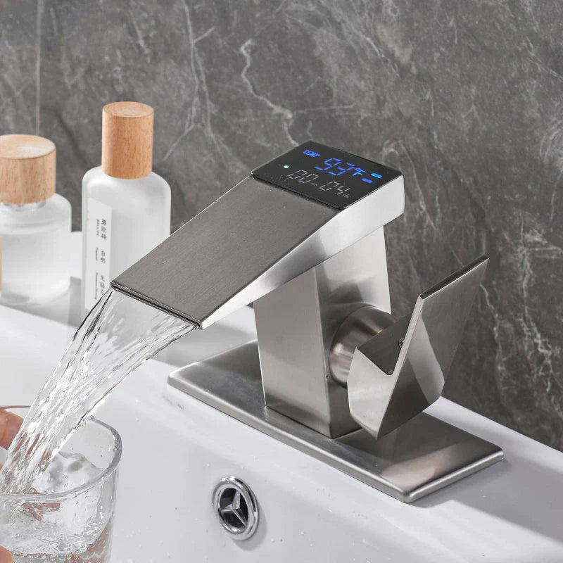Afralia™ Digital Display Basin Faucet with Hydroelectric Power Generation