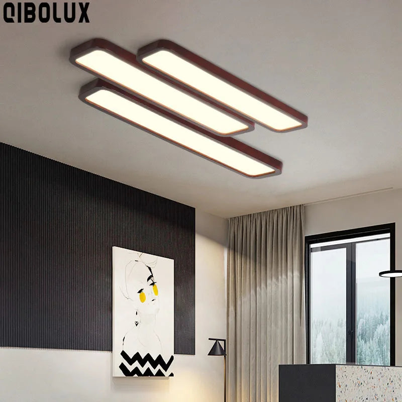 Afralia™ LED Ceiling Lights: Modern Nordic Kitchen Study Living Room Dimmable Remote Control