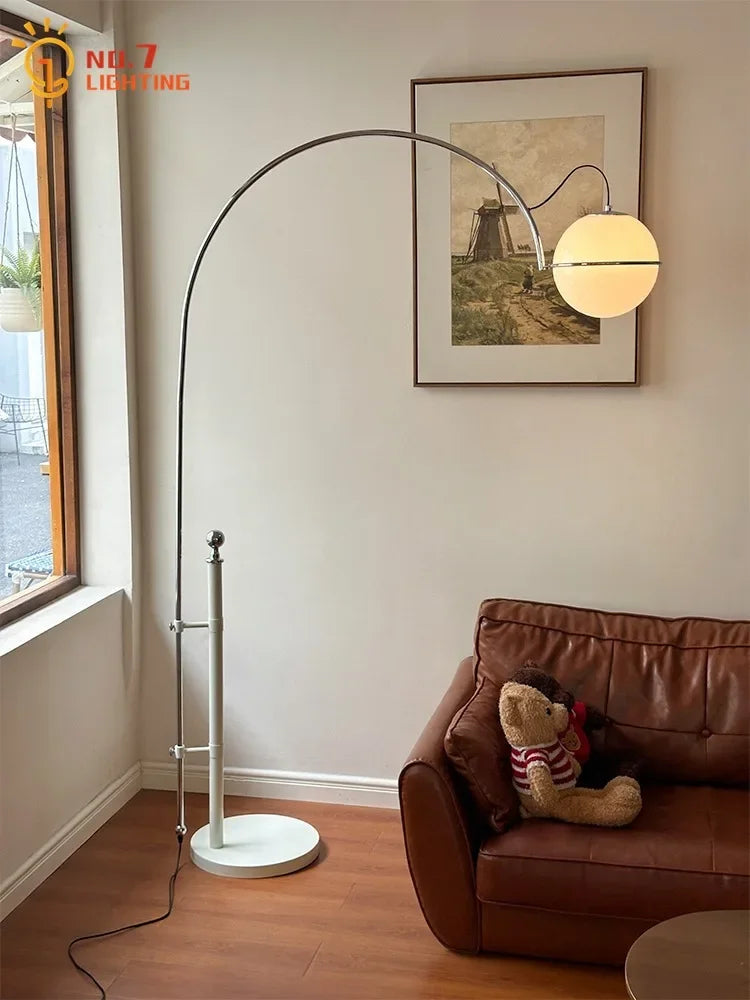 Afralia™ Cream Wind Floor Lamp LED E27 for Living Room Study
