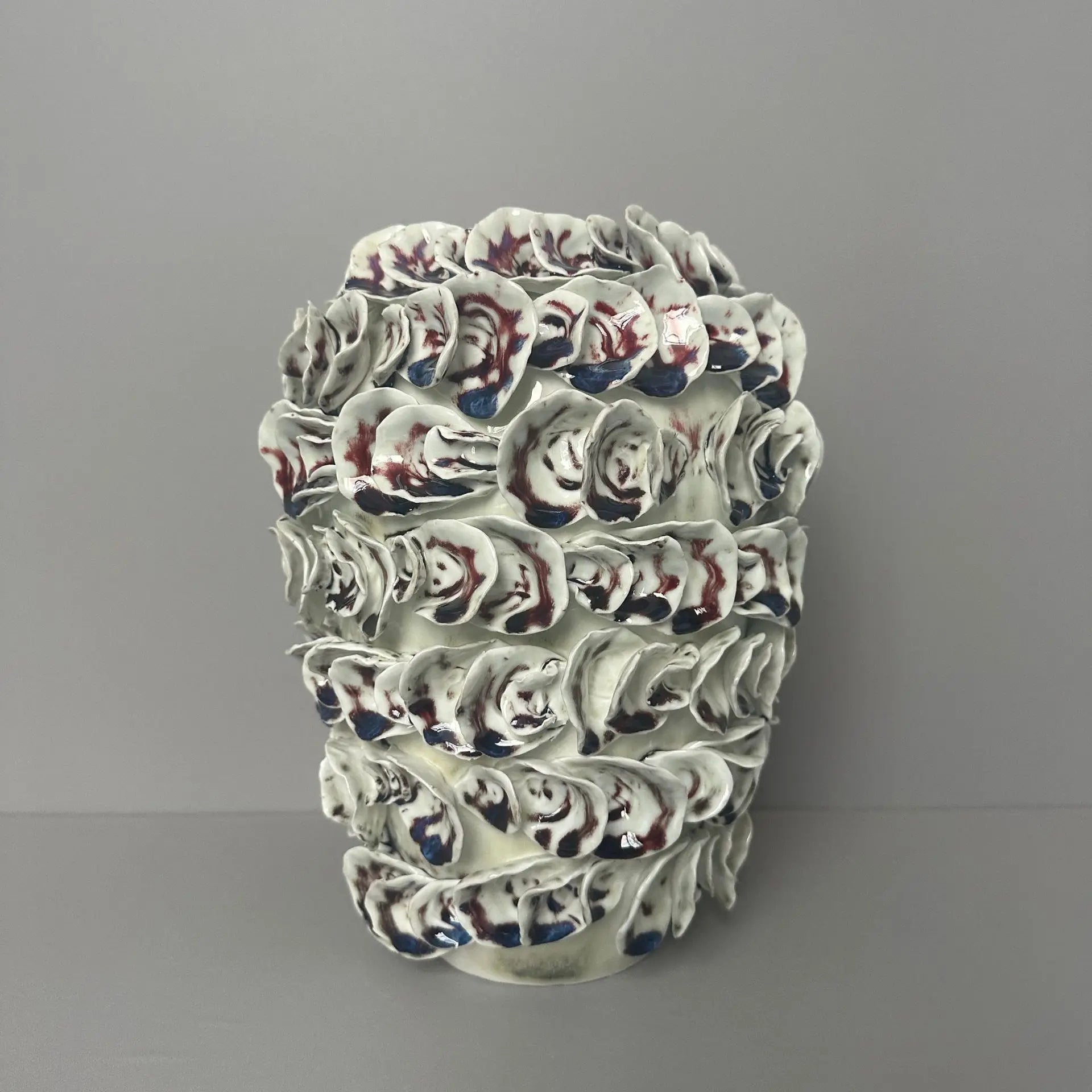 Afralia™ Ceramic Petal Butterfly Orchid Vase Home Decoration Accessory