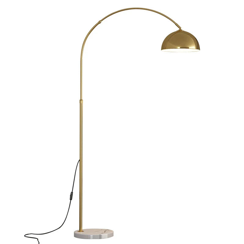 Afralia™ LED Marble Base Floor Lamp for Modern Living Room & Bedroom Lighting