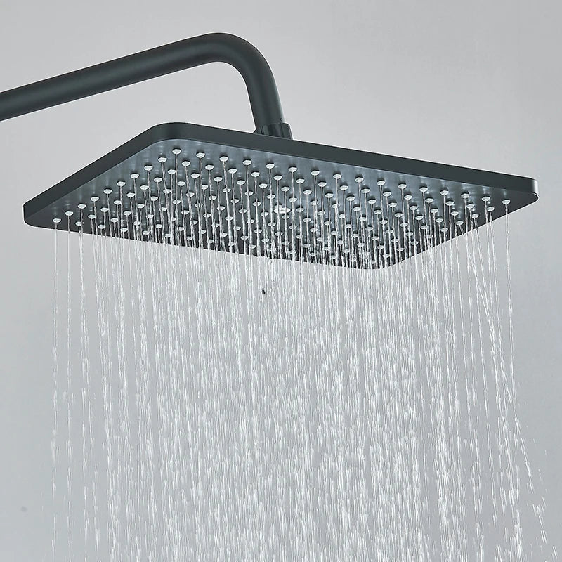 Afralia™ Large Flow Ceiling Shower Head | 360 Rotation | High Pressure Rainfall