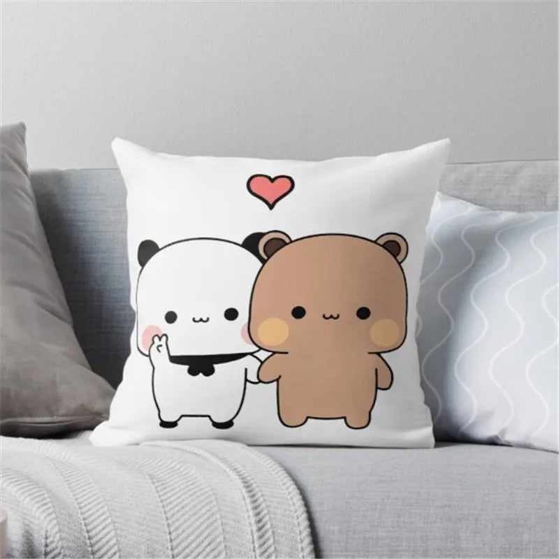Afralia™ Cartoon Animal Printed Pillowcase - Cute & Cozy Sofa Cushion Cover