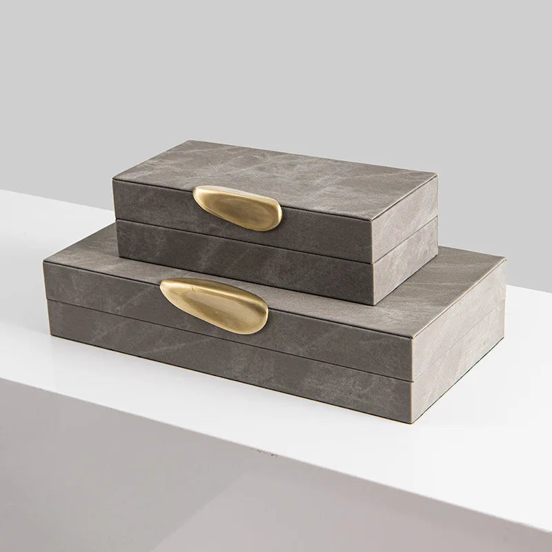 Afralia™ Non-woven Fabric Desktop Storage Box Jewelry Organizer