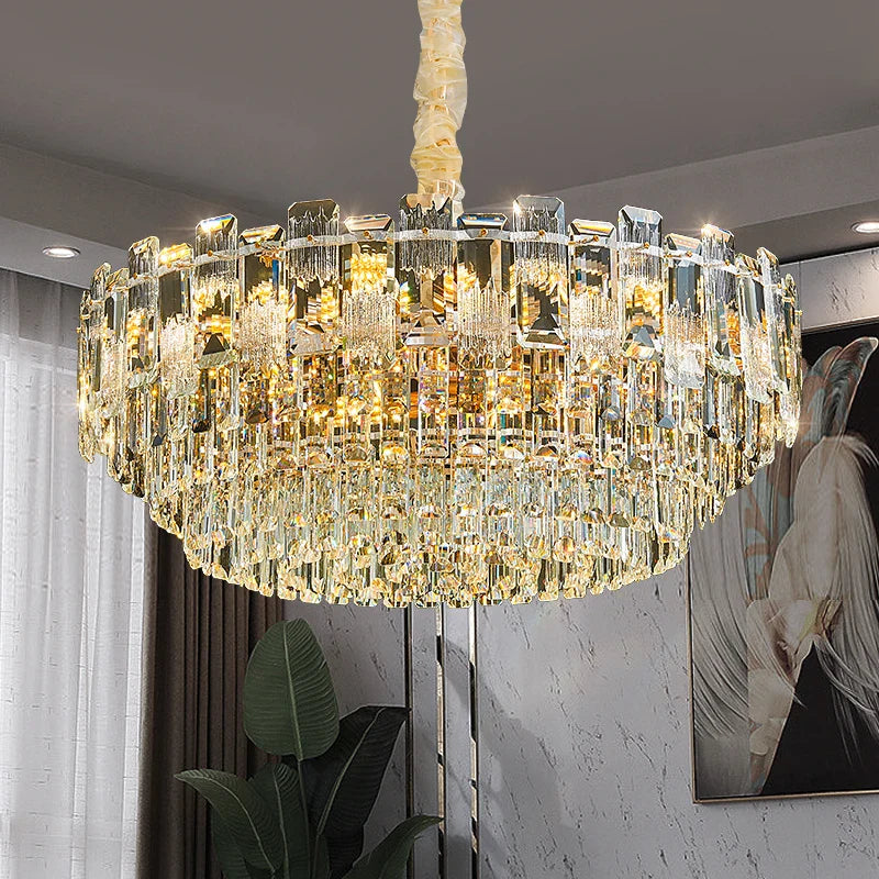 Afralia™ Crystal Light Chandelier: Luxury European Livingroom Lamp 2024 Collection