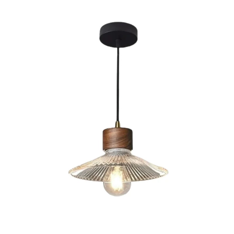 Afralia™ Glass LED Pendant Light - Modern Nordic Hanging Lamp for Home and Dining