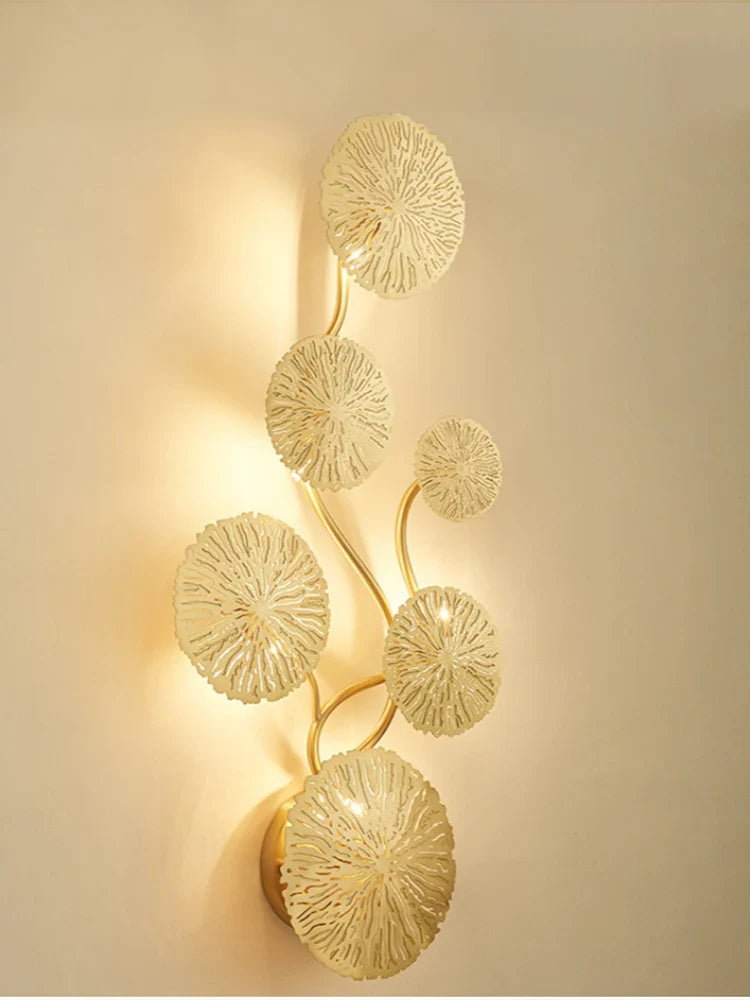 Afralia™ Iron Wall Sconce LED Light Fixture for Bedroom & Living Room