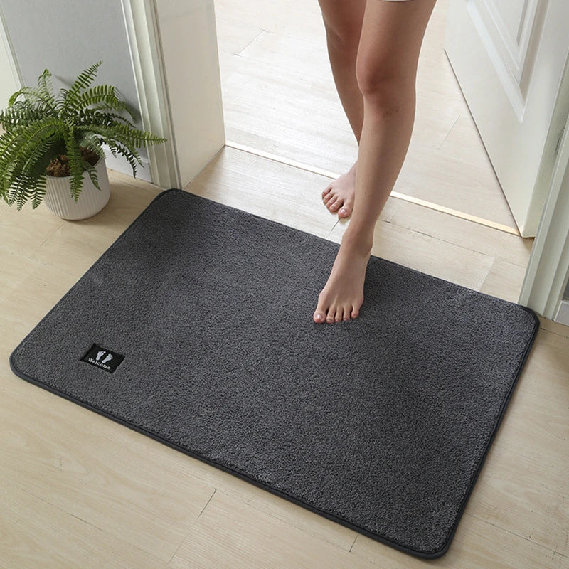 Afralia™ Bathroom Mat: Super Non-slip, Absorbent, Soft, Quick Drying Washable Rug