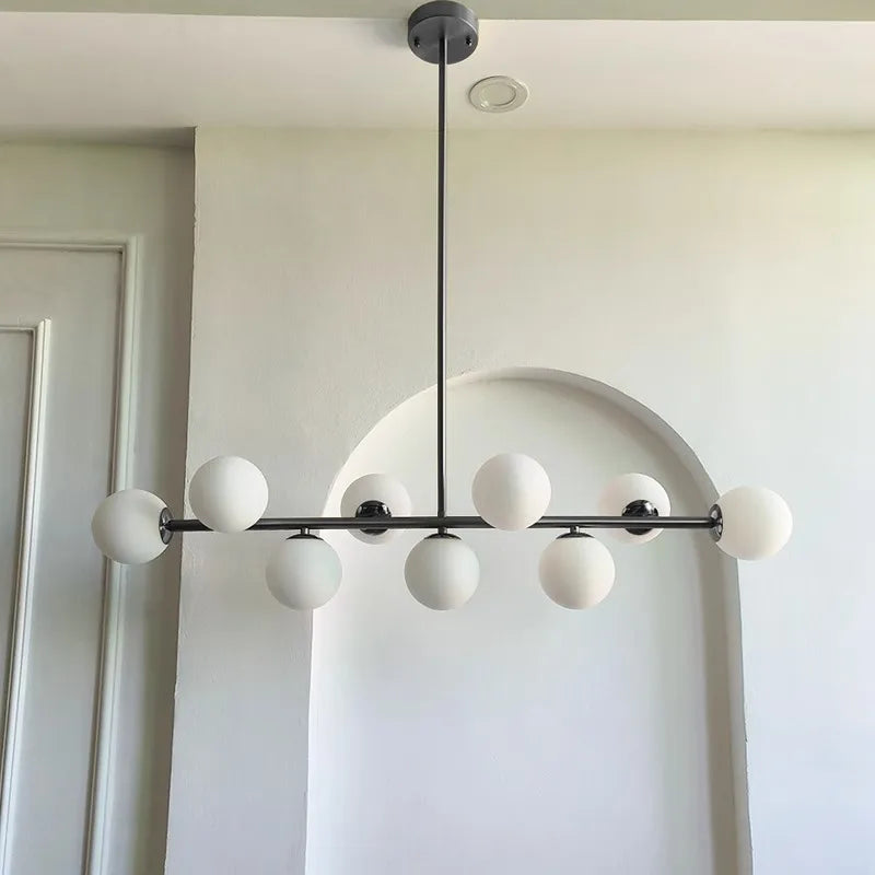 Afralia™ Nordic Home Stair Chandelier Living Room Bedroom Dining Pendant Ceiling Light