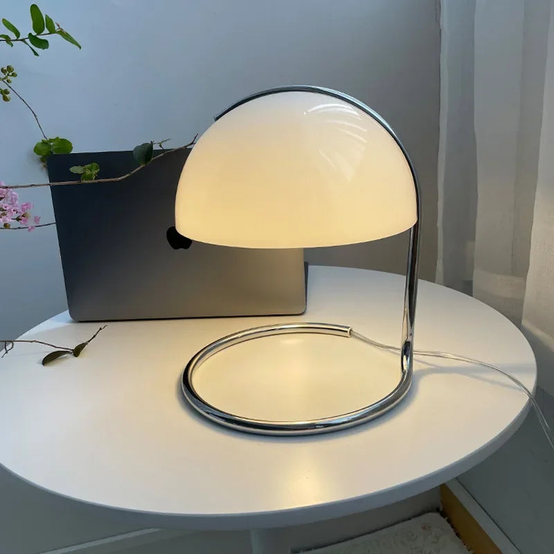 Afralia™ Bauhaus Mushroom Modern LED Desk Lamp for Bedroom Living Room with Fireless Aromatherapy