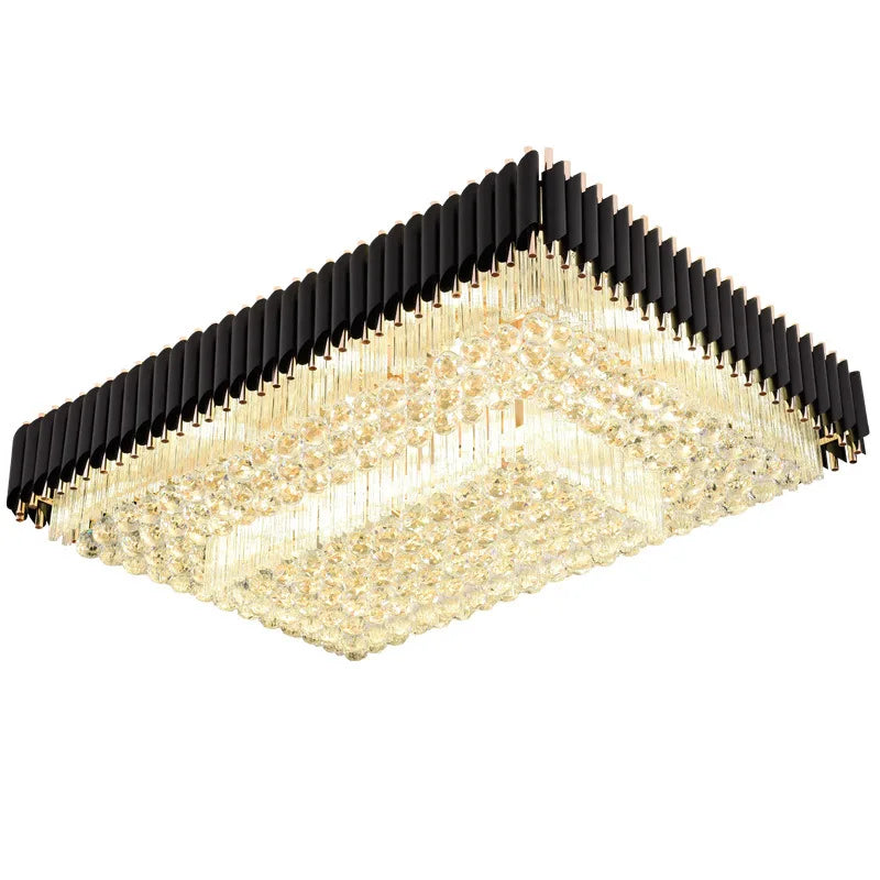 Afralia™ Luxury Nordic LED Rectangular Ceiling Light for Living Room