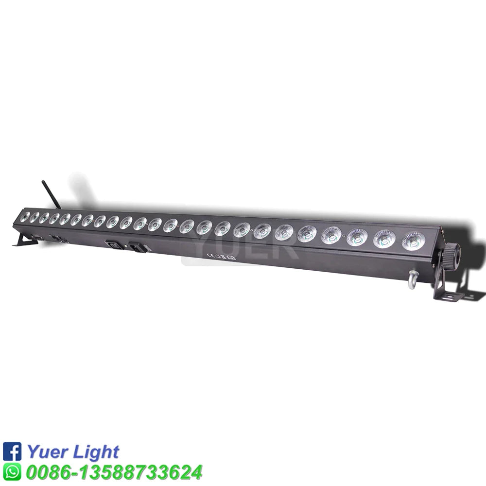Afralia™ 24x4W 4in1 RGBW LED Wall Wash with DMX Control for DJ Stage and Bar