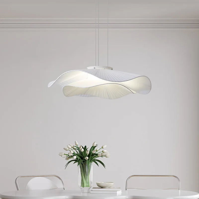 Afralia™ Fabric LED Pendant Chandelier: Modern Nordic Lighting for Dining Room, Bar, Home Decor