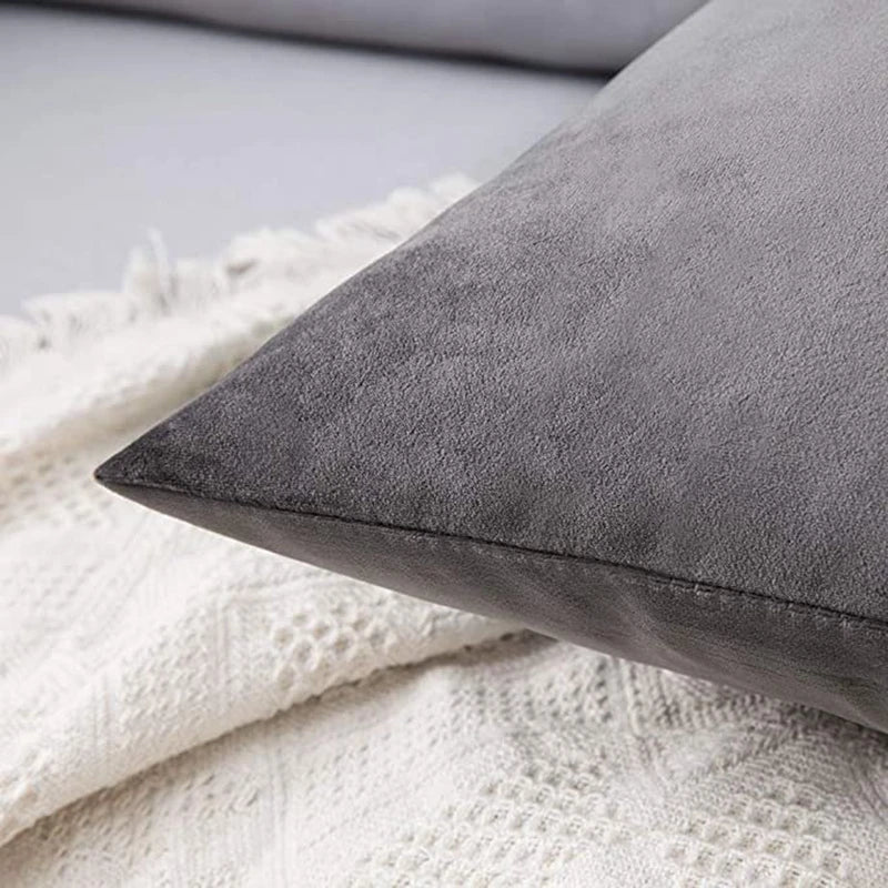Afralia™ Soft Velvet Cushion Cover for Bedroom and Sofa Decor 30x50cm/45x45cm