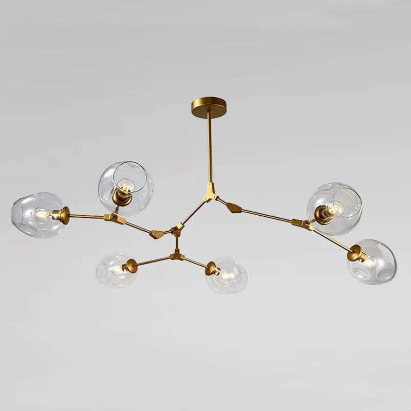 Afralia™ Modern Molecular LED Pendant Lights for Living Room, Bedroom, Kitchen - Hanging Light Fixtures