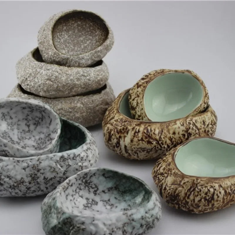 Afralia™ Ceramic Dessert Sashimi Ice Cream Snack Sushi Plate Dinner Serving Fruit Tray