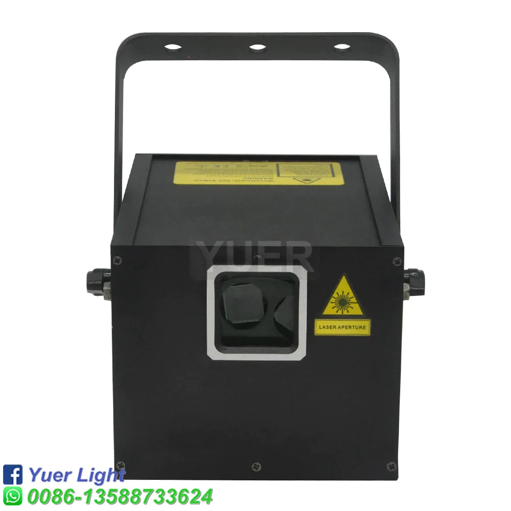 Afralia™ 2W Full Color Animation Laser Light Projector for Stage DJ Disco Party_effects