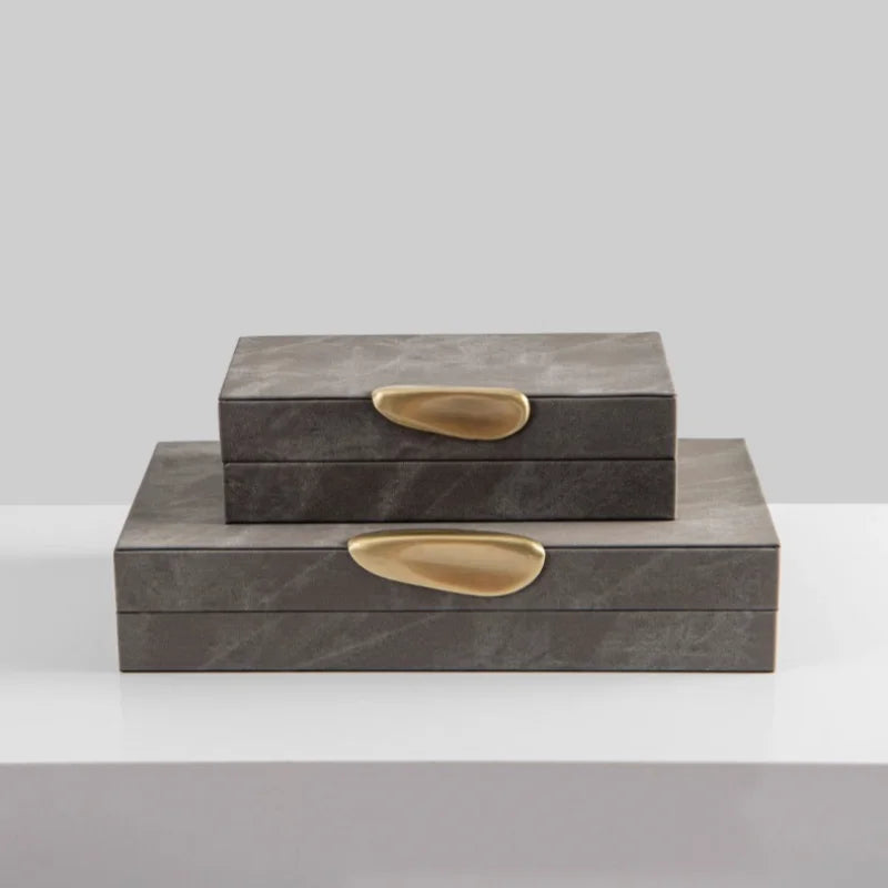 Afralia™ Non-woven Fabric Desktop Storage Box Jewelry Organizer