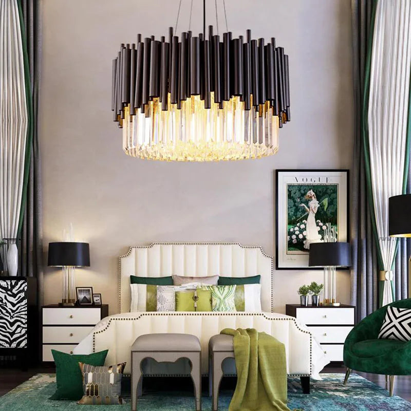 Afralia™ Modern Crystal Chandelier for Luxury Living & Dining Rooms