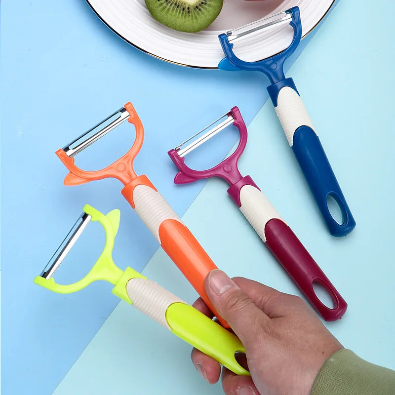 Afralia™ Stainless Steel Vegetable Peeler and Fruit Planer with Plastic Handle
