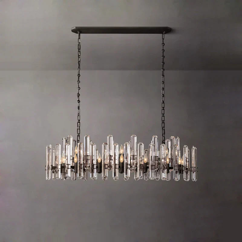 Afralia™ Crystal Chandelier Lighting for Living Room