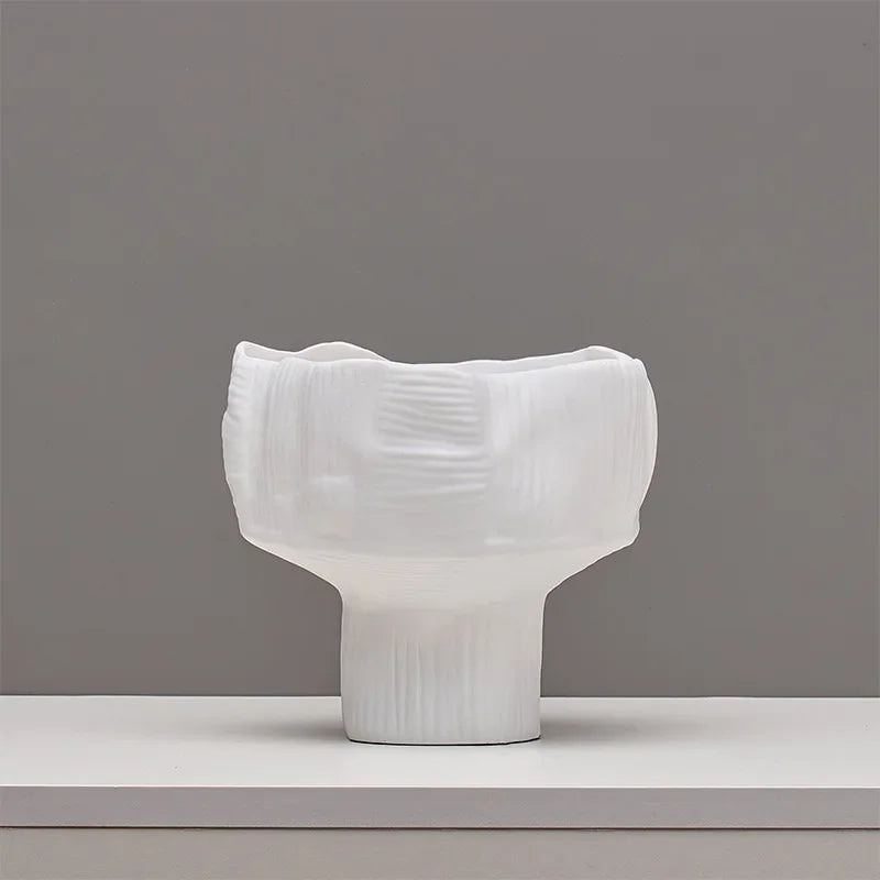 Afralia™ Geometric Resin Flower Pots - Tabletop Handicraft Ornaments for Home Decor