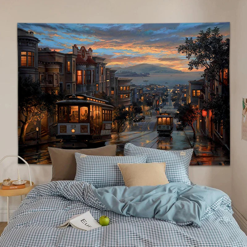 Afralia™ Nordic Ins Style Hanging Cloth Tapestry for Home Decor