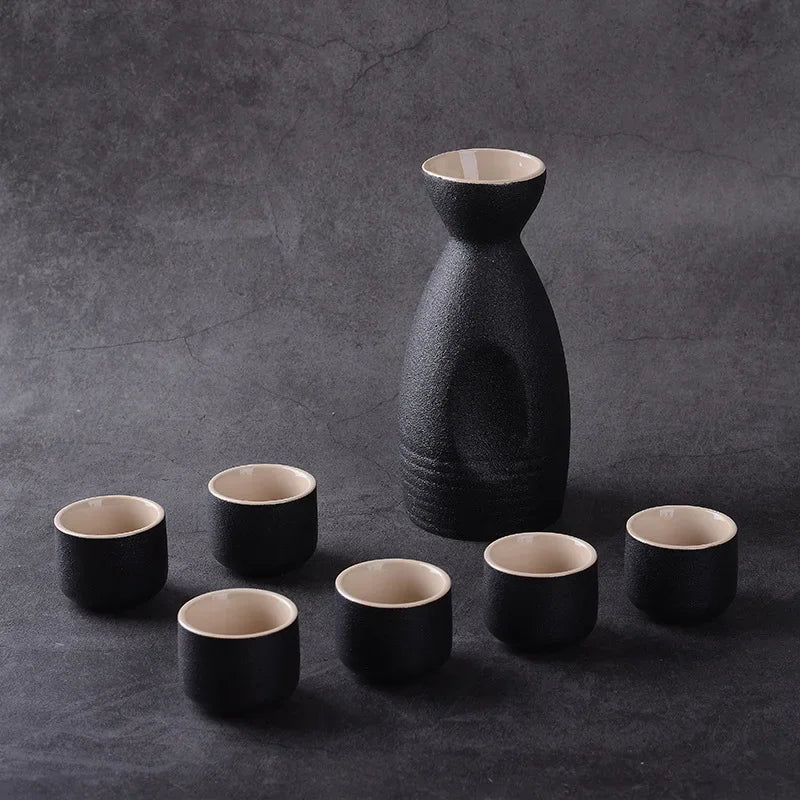 Afralia™ Japanse Keramische Sake Set - Traditionele Drinkware Ambachten