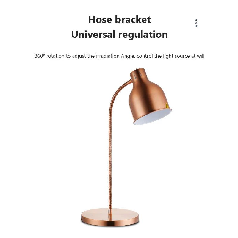 Afralia™ 275W Electric Food Heat Preservation Table Lamp for Kitchen and Restaurant