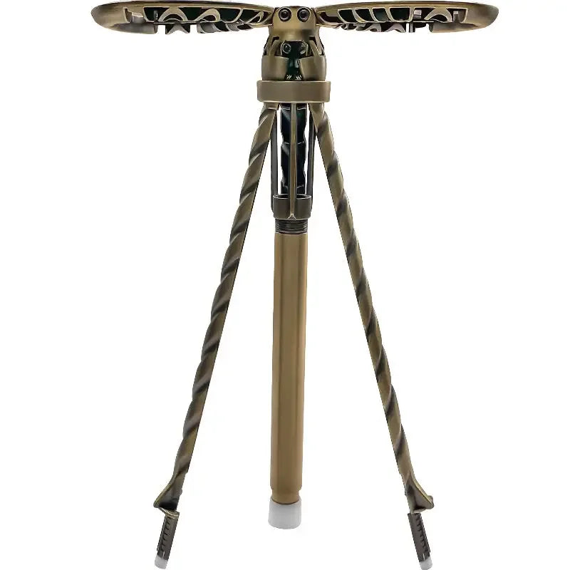 Afralia™ Folding Stool Walking Stick Portable Beach Chair Crutch Seat