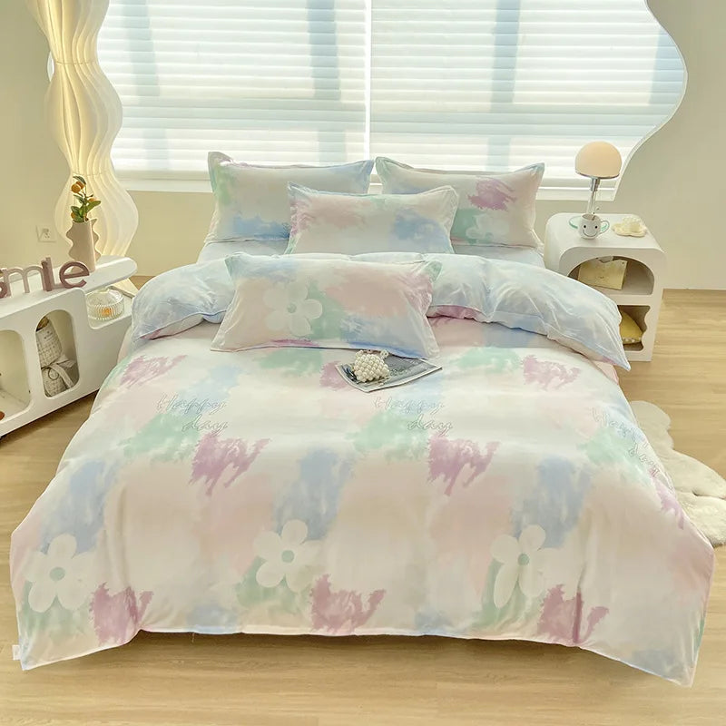 Afralia™ Cute Pattern Duvet Cover | Super Soft Comforter Cover for Single/Double Bed