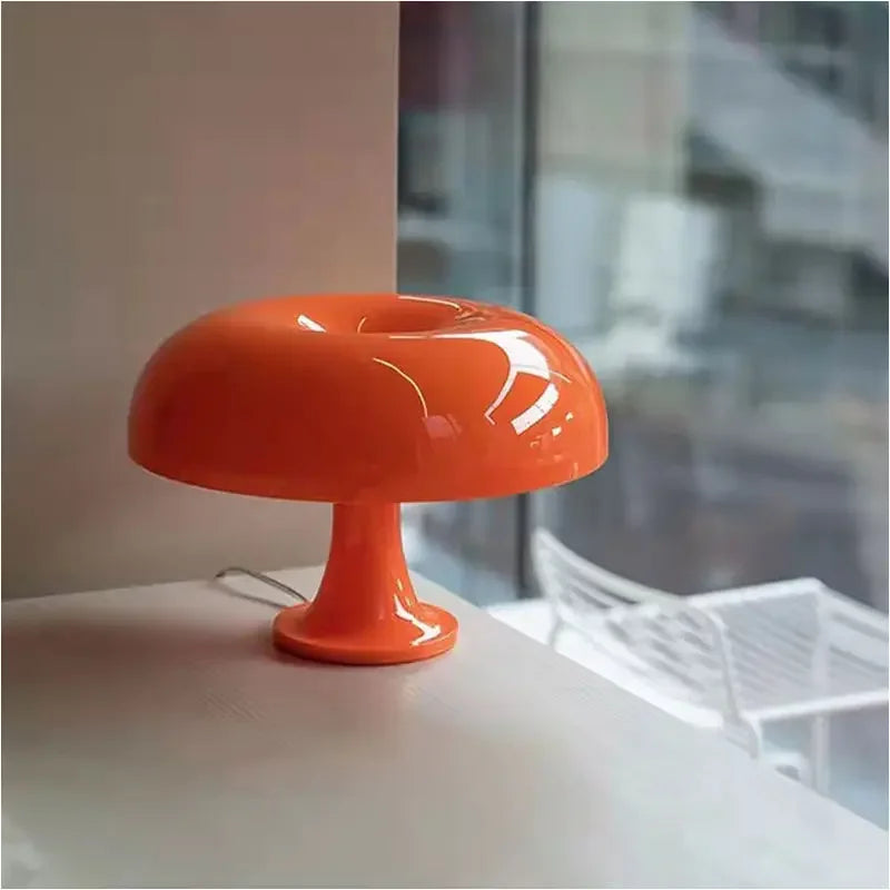 Afralia™ Bedhead Night Light Mushroom Desk Lamp by Italian Danish Designer