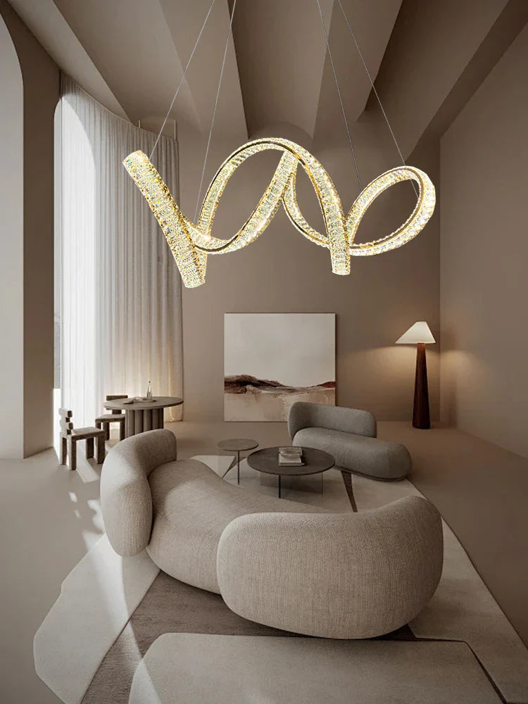 Afralia™ Elegant Crystal Chandelier for Luxury Home Decoration